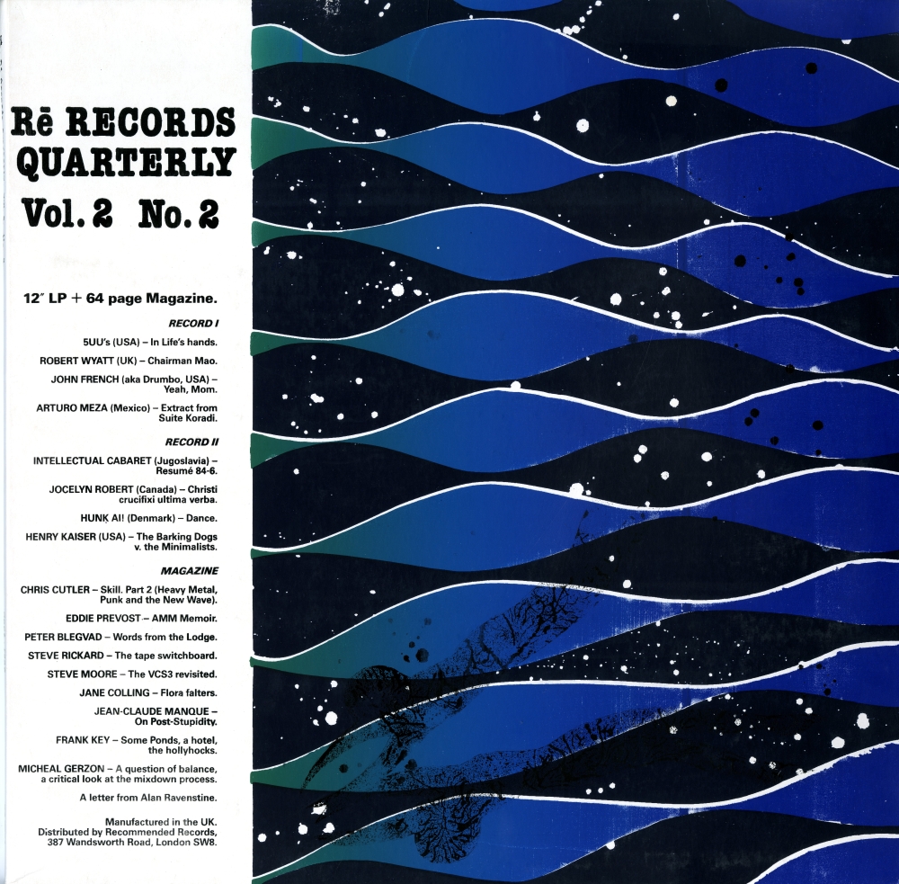 『Rē Records Quarterly Vol. 2 No. 2』LP表ジャケット